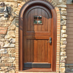 Custom made arched door