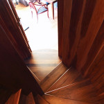 All wood Spiral Staircase