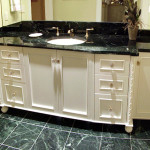 Handcrafted sink cabinet
