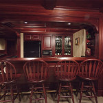 Handmade Bar with surrounding woodwork